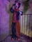 Clown démoniaque animé - 170 cm