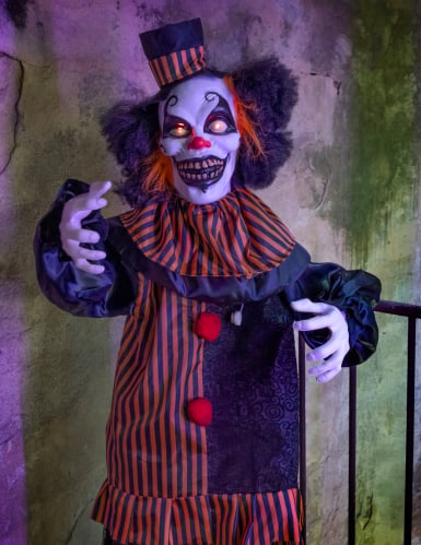 Clown démoniaque animé - 170 cm