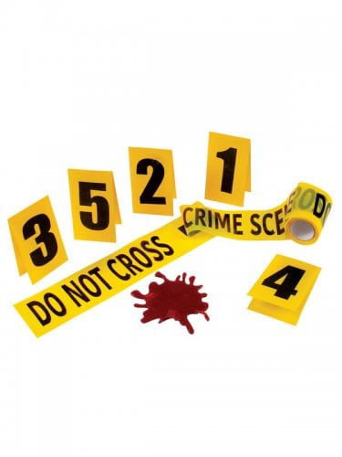 Décorations scène de crime Halloween