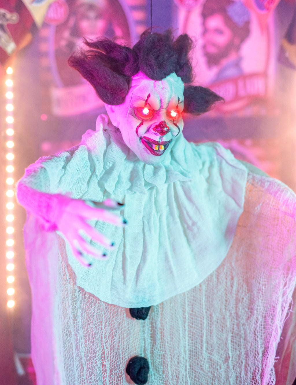 Le cirque maudit — clown tueur à suspendre, 130 cm