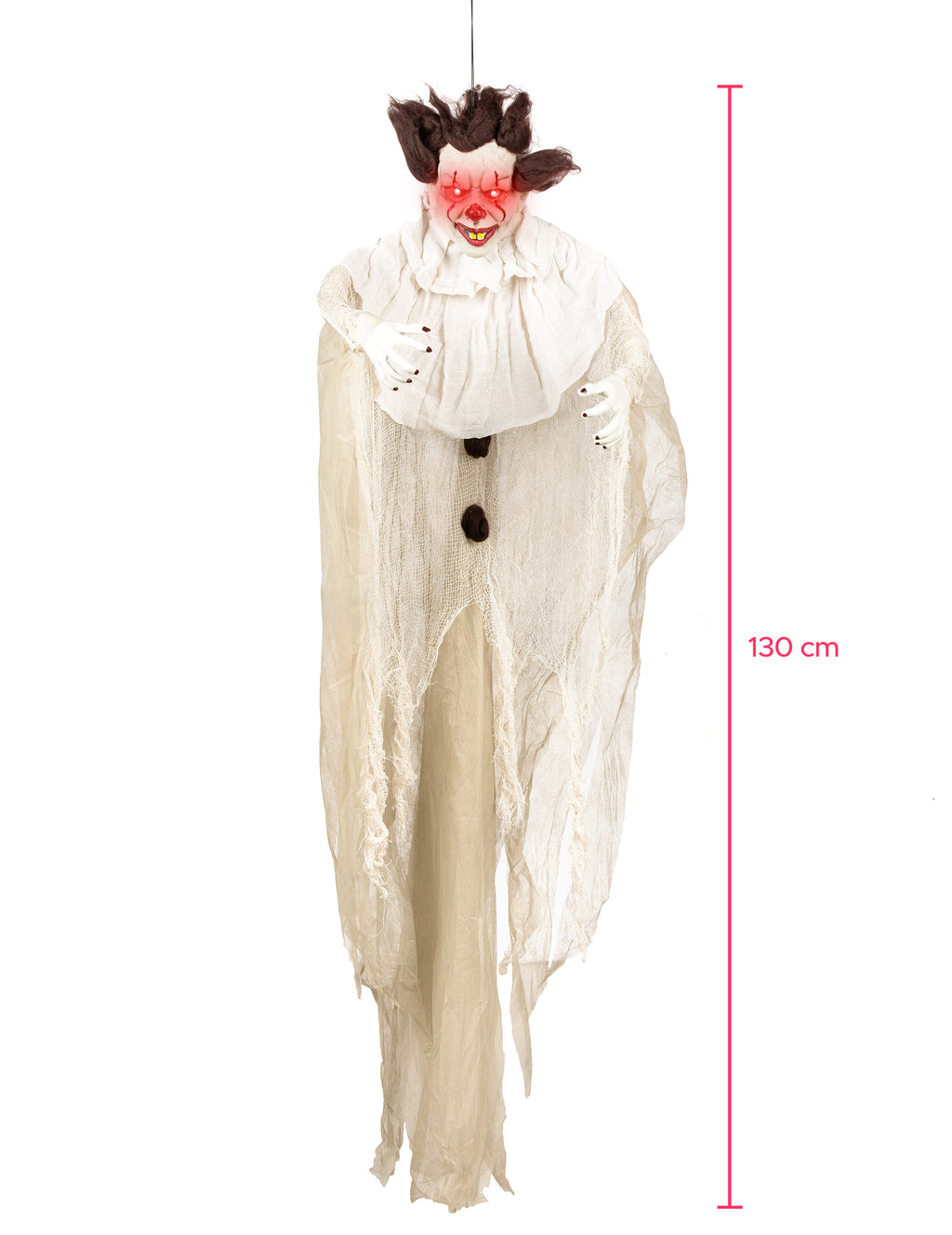 Le cirque maudit — clown tueur à suspendre, 130 cm