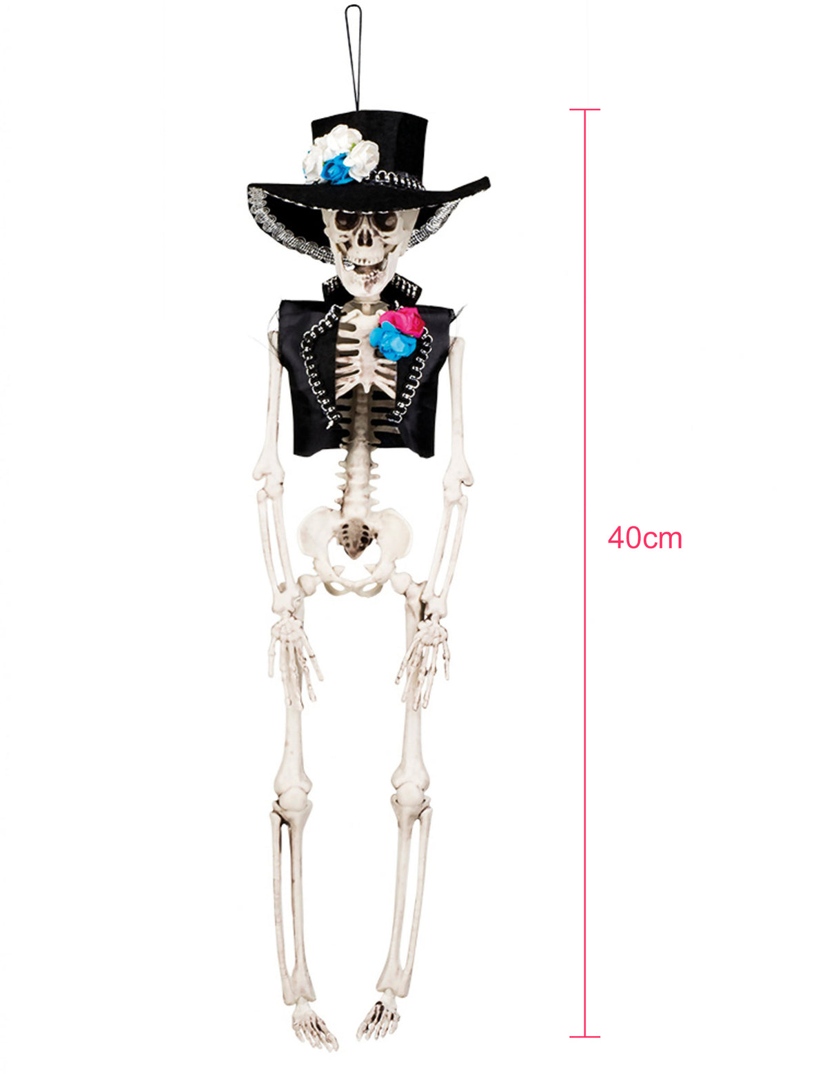Décoration à suspendre marié mexicain 40 cm Dia de los muertos