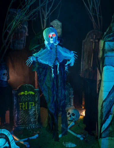 Décoration Animée Ghoul Hantée Suspendue 80 cm
