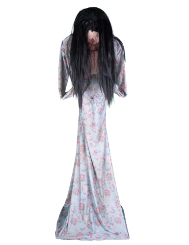 Décoration animée zombie mangeur de cerveau 200 cm