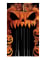 Décoration de porte avec rideau citrouilles 145 cm