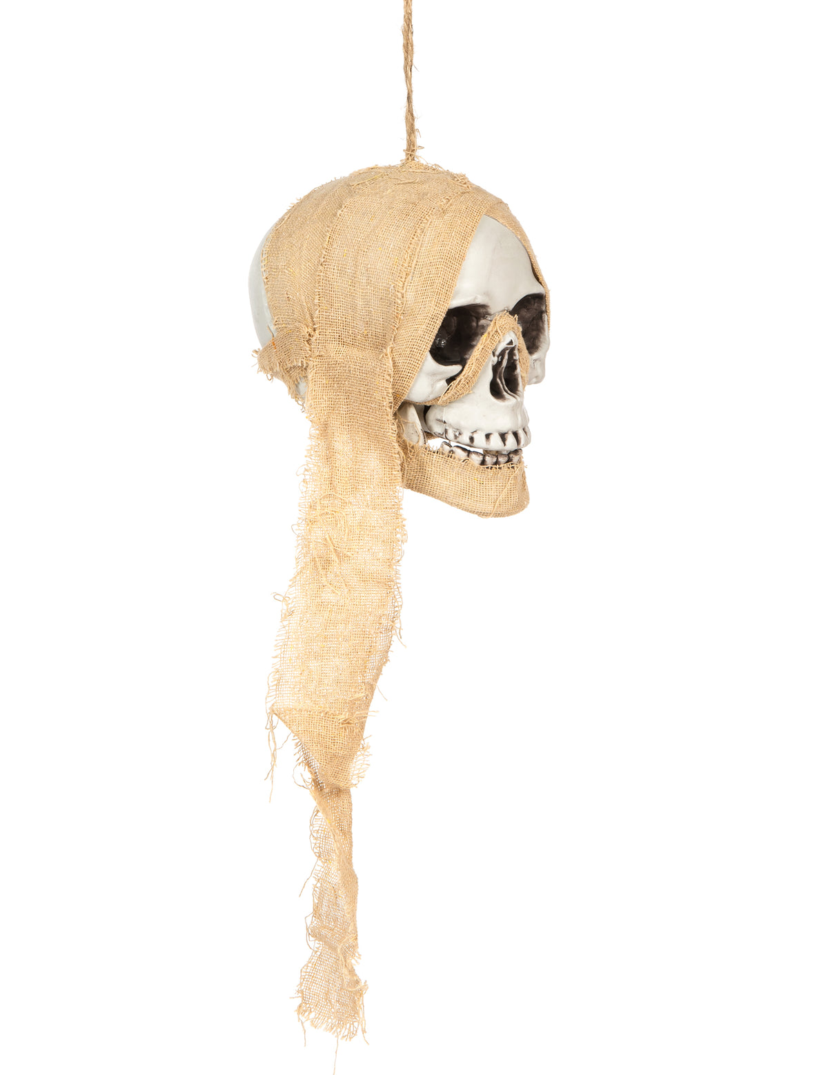 Le trésor du pirate maudit — tête de mort pirate lumineuse à suspendre, 53 cm