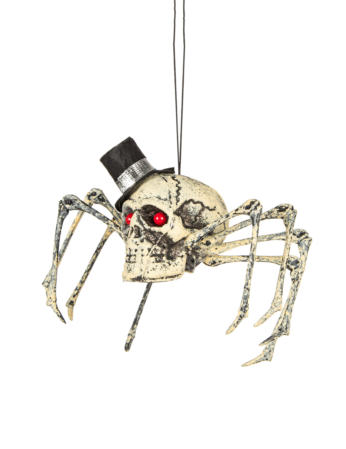 Décoration squelette araignée Halloween 23 x 30 cm