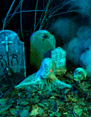 Décoration zombie animé Halloween