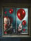 Décorations pour fenêtre clown terrifiant 30 x 40 cm