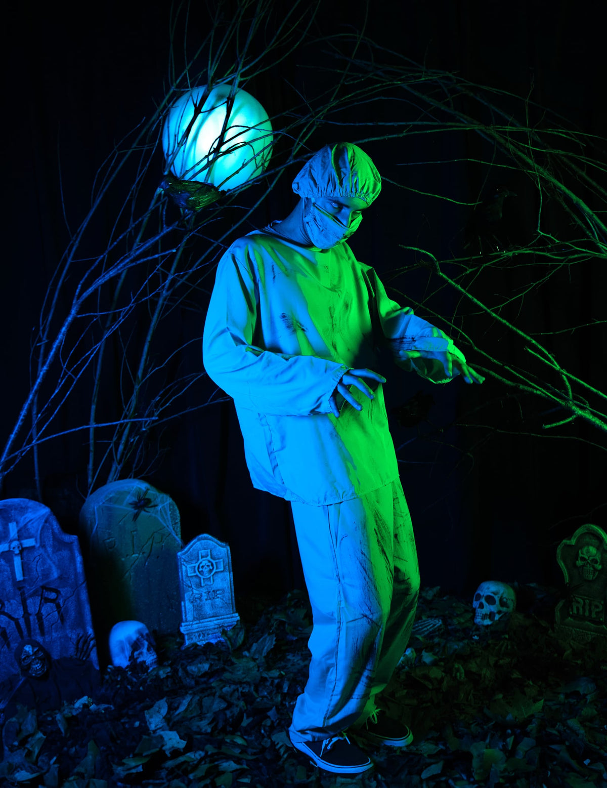 Pack chirurgien zombie Halloween adulte — photo des articles
