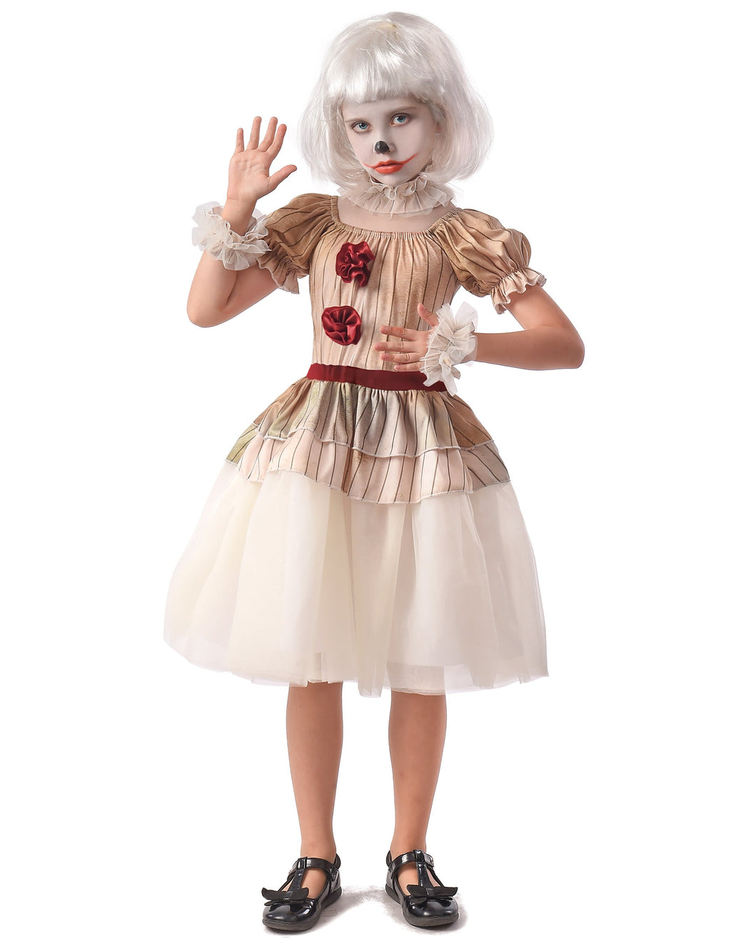Pack clown terrifiant beige fille — photo des articles