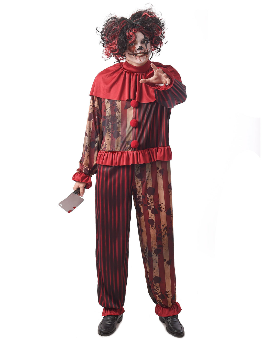 Pack clown terrifiant rouge homme — photo des articles