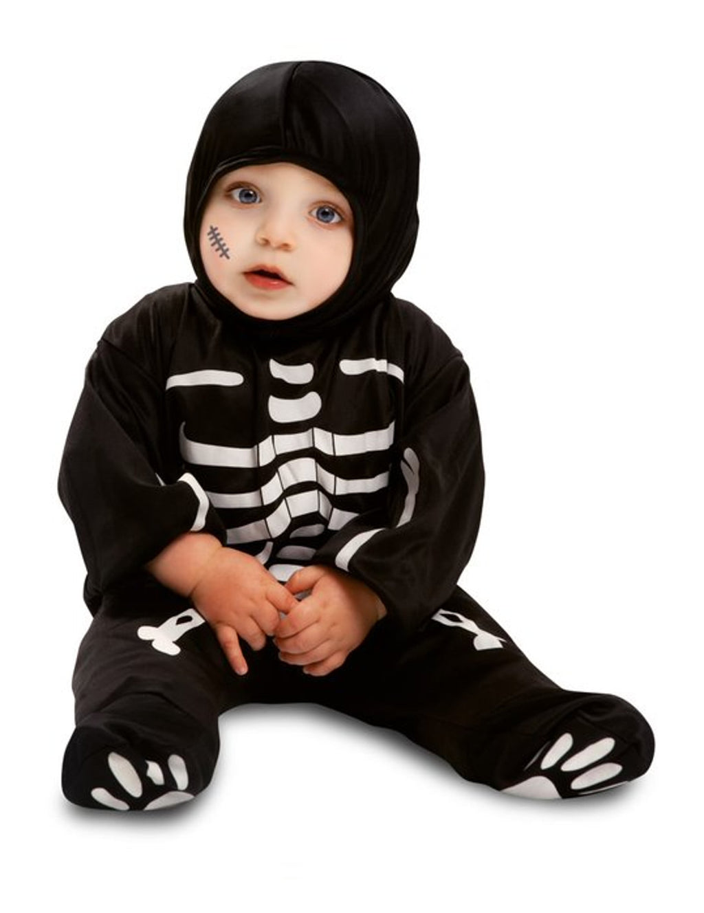 Pack combinaison petit squelette noir bébé — photo des articles