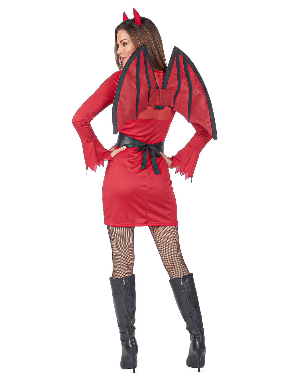 Pack diablesse rouge et noire femme Halloween — photo des articles