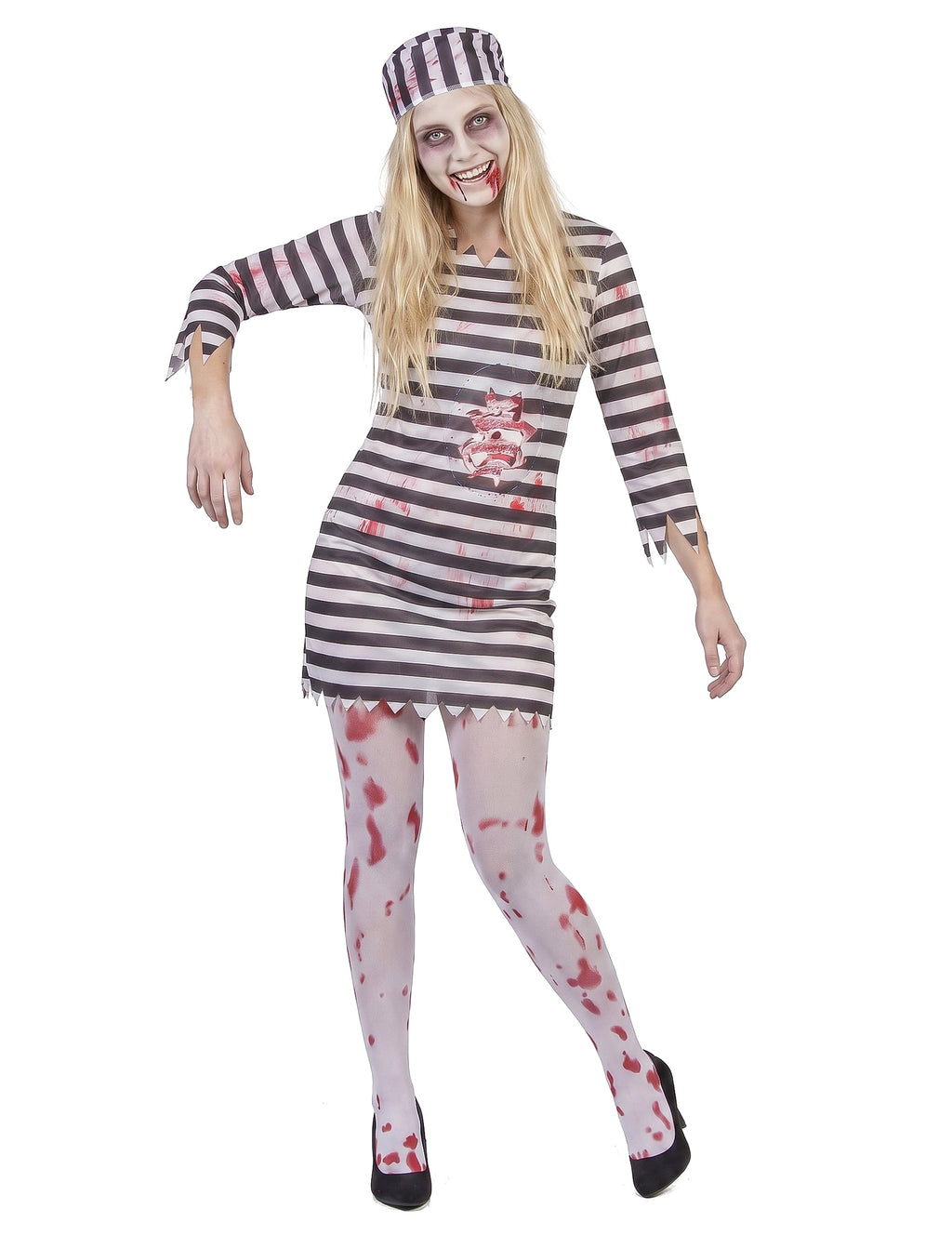 Pack effrayant prisonnière zombie femme — photo des articles