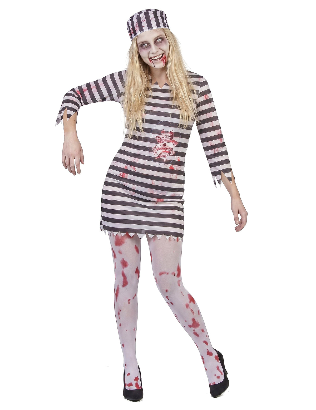 Pack effrayant prisonnière zombie femme — photo des articles