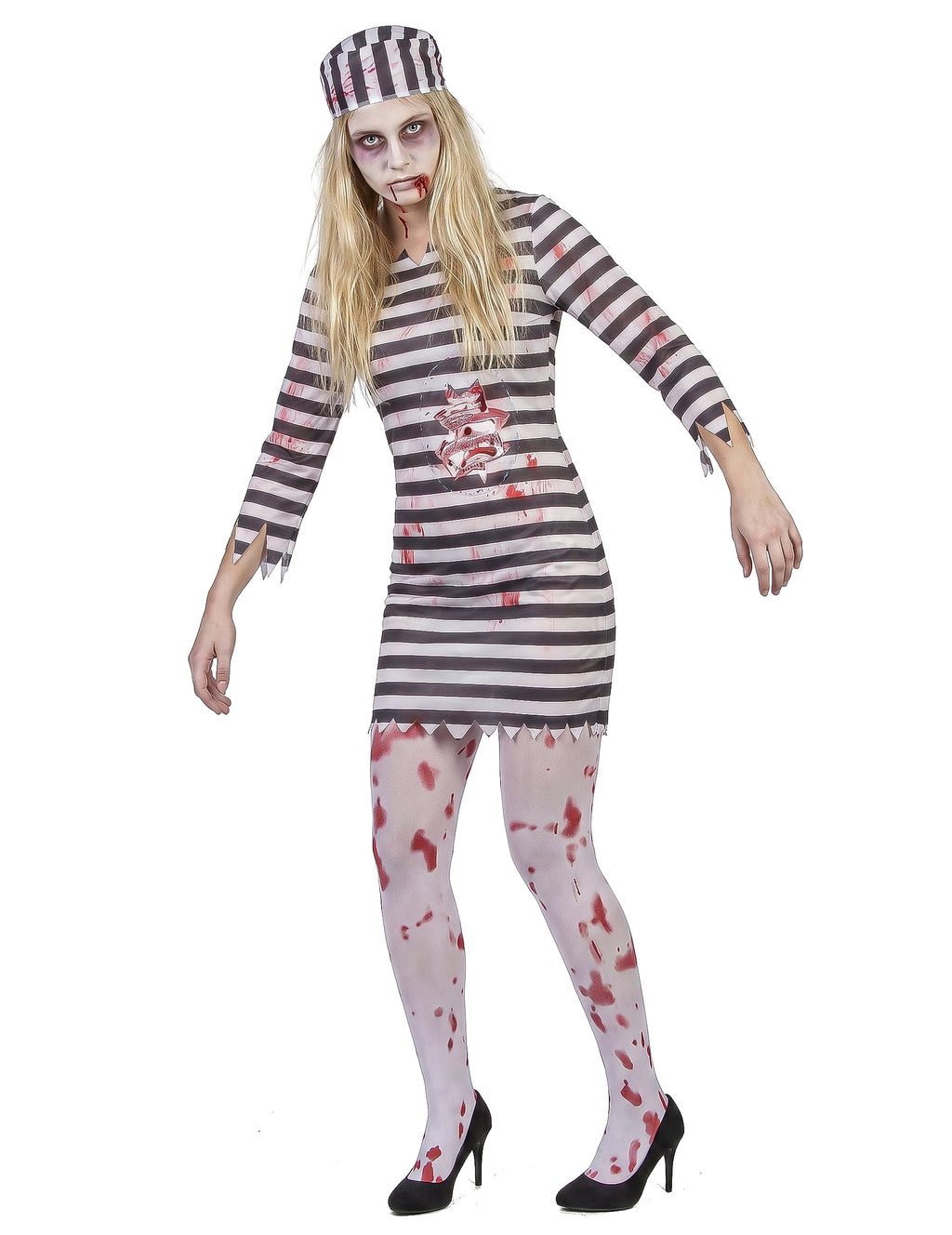 Pack effrayant prisonnière zombie femme — photo des articles