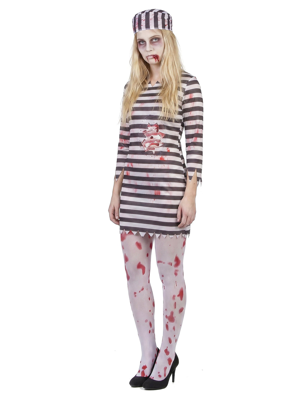 Pack effrayant prisonnière zombie femme — photo des articles