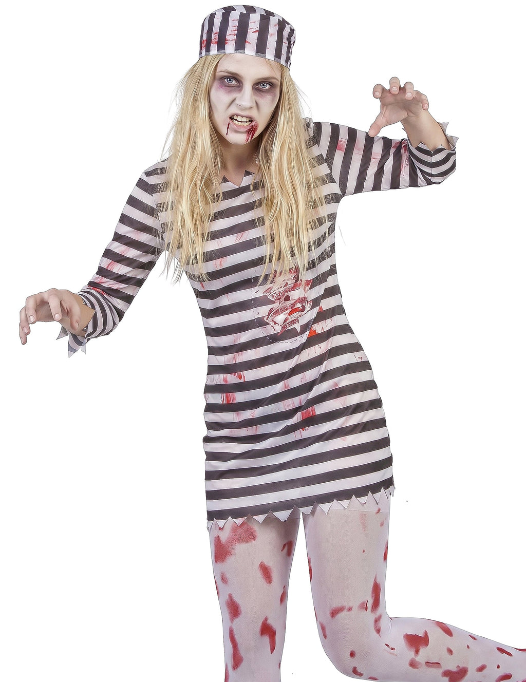 Pack effrayant prisonnière zombie femme — photo des articles