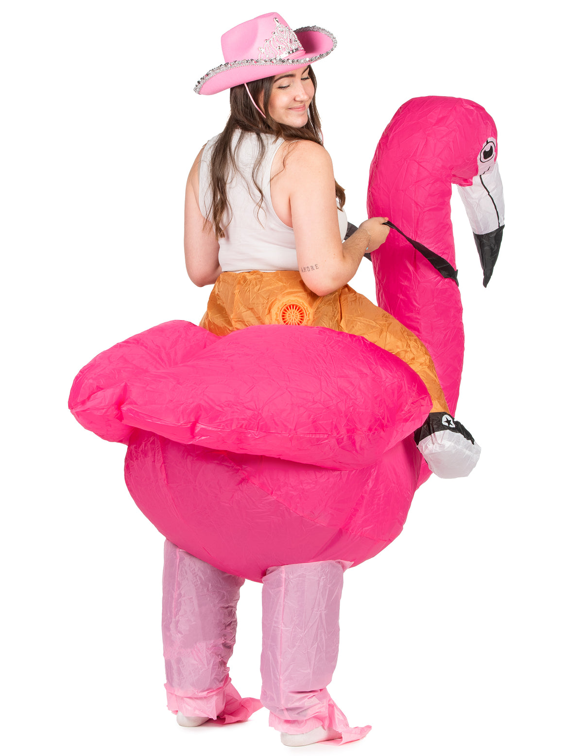 Déguisement flamant rose gonflable adulte — photo fournisseur 4