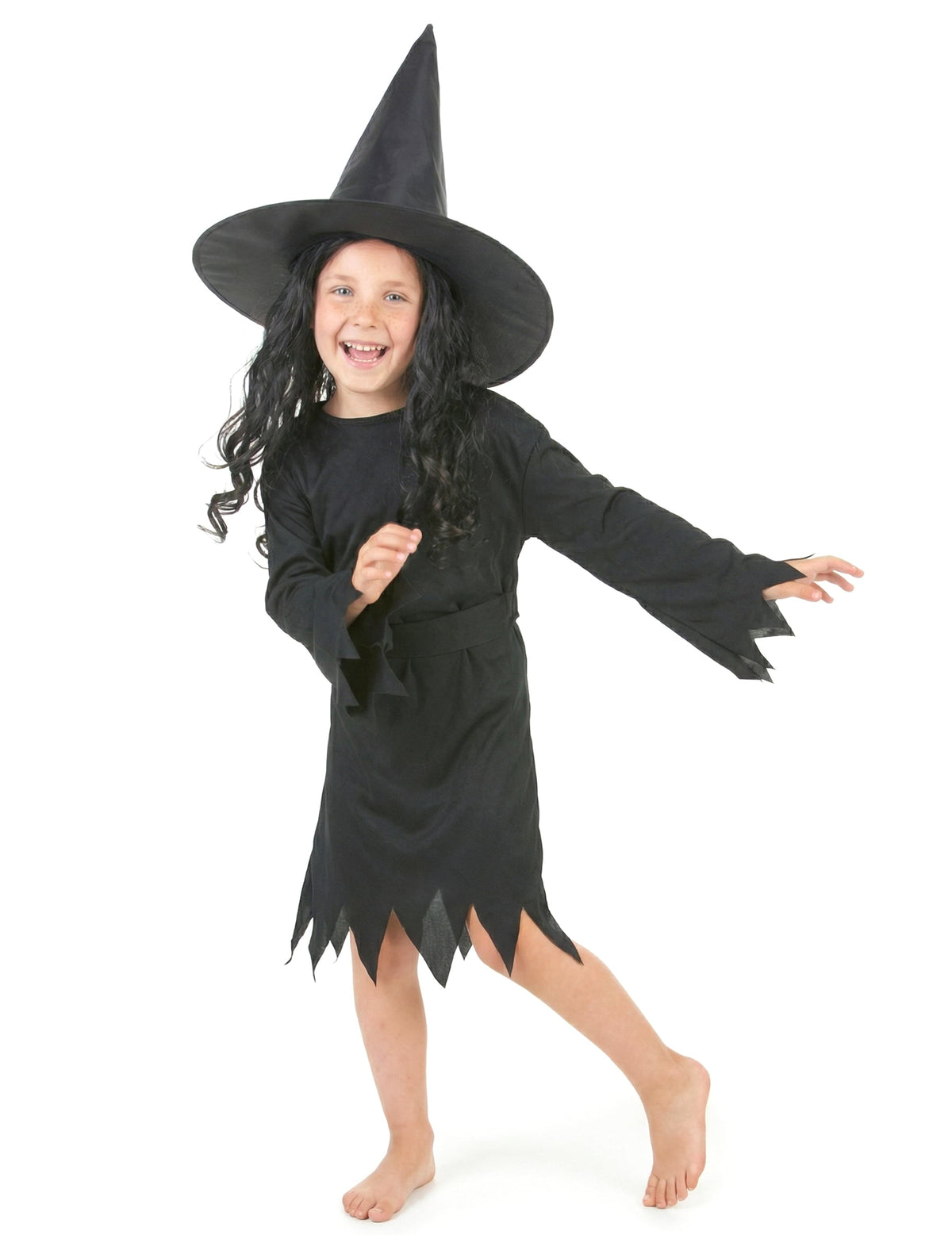 Pack noir de sorcière fille Halloween — photo des articles