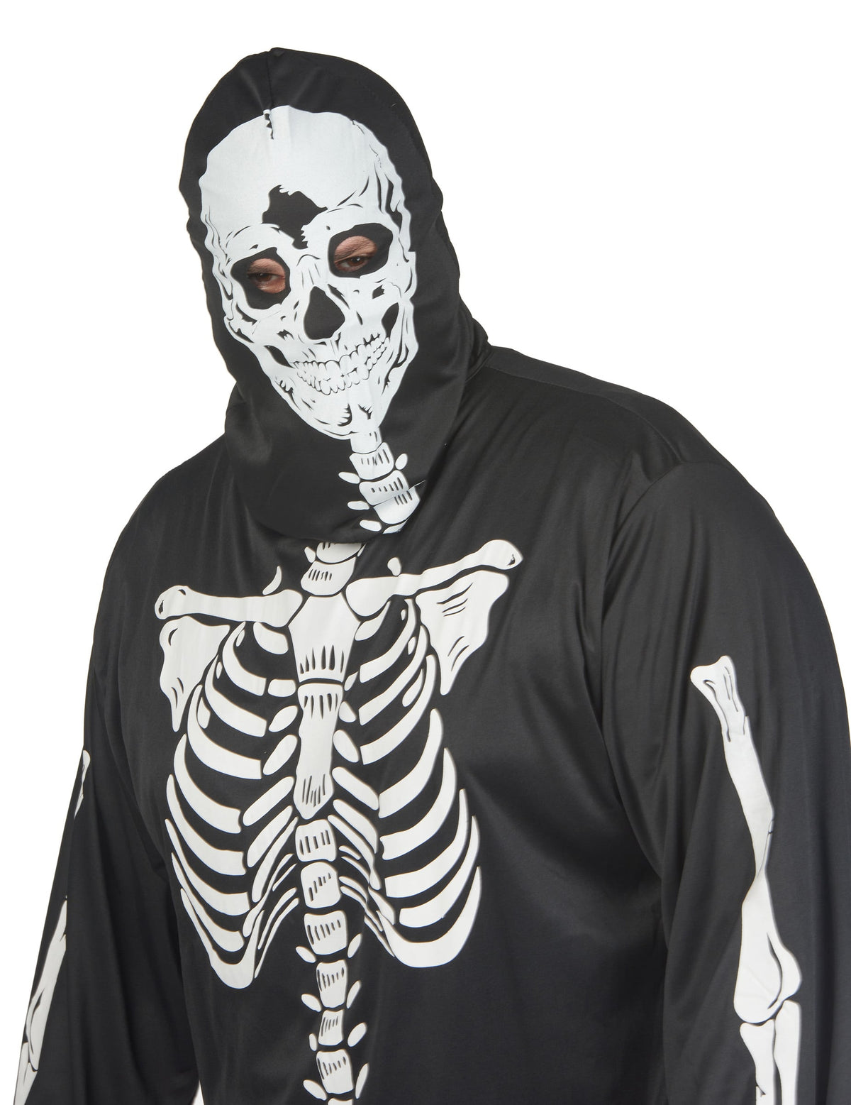 Pack noir squelette homme grande taille Halloween — photo des articles