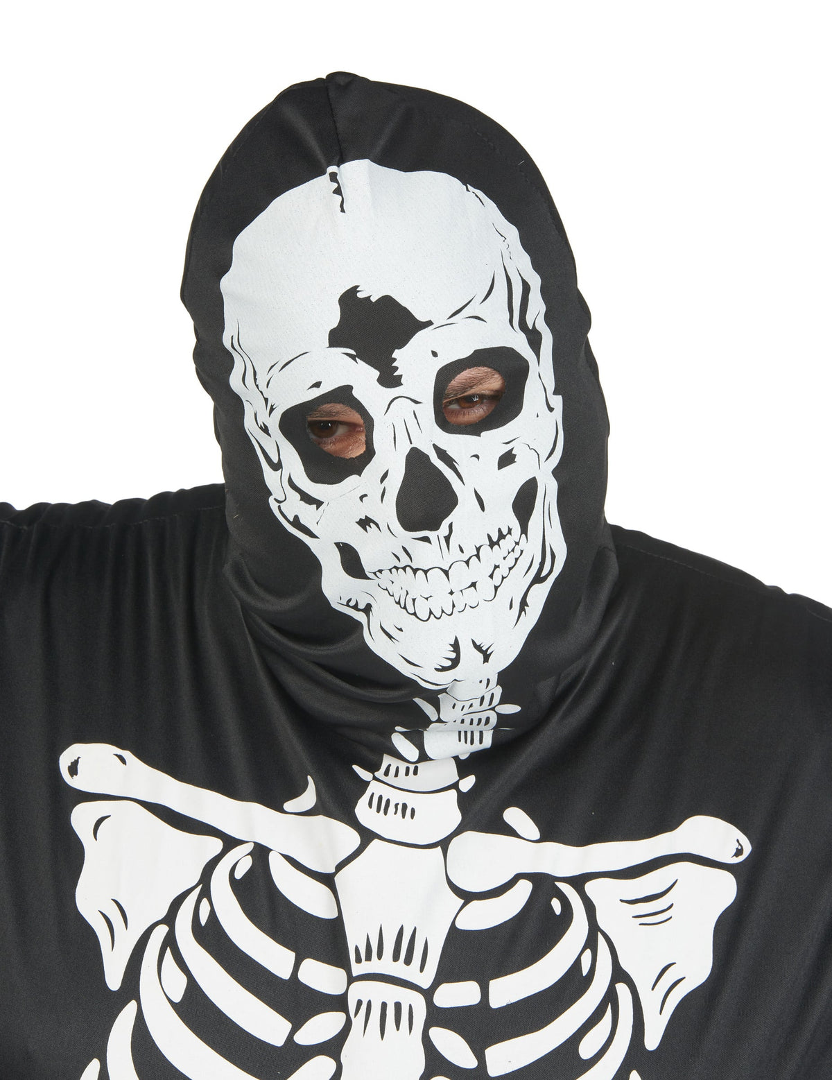 Pack noir squelette homme grande taille Halloween — photo des articles