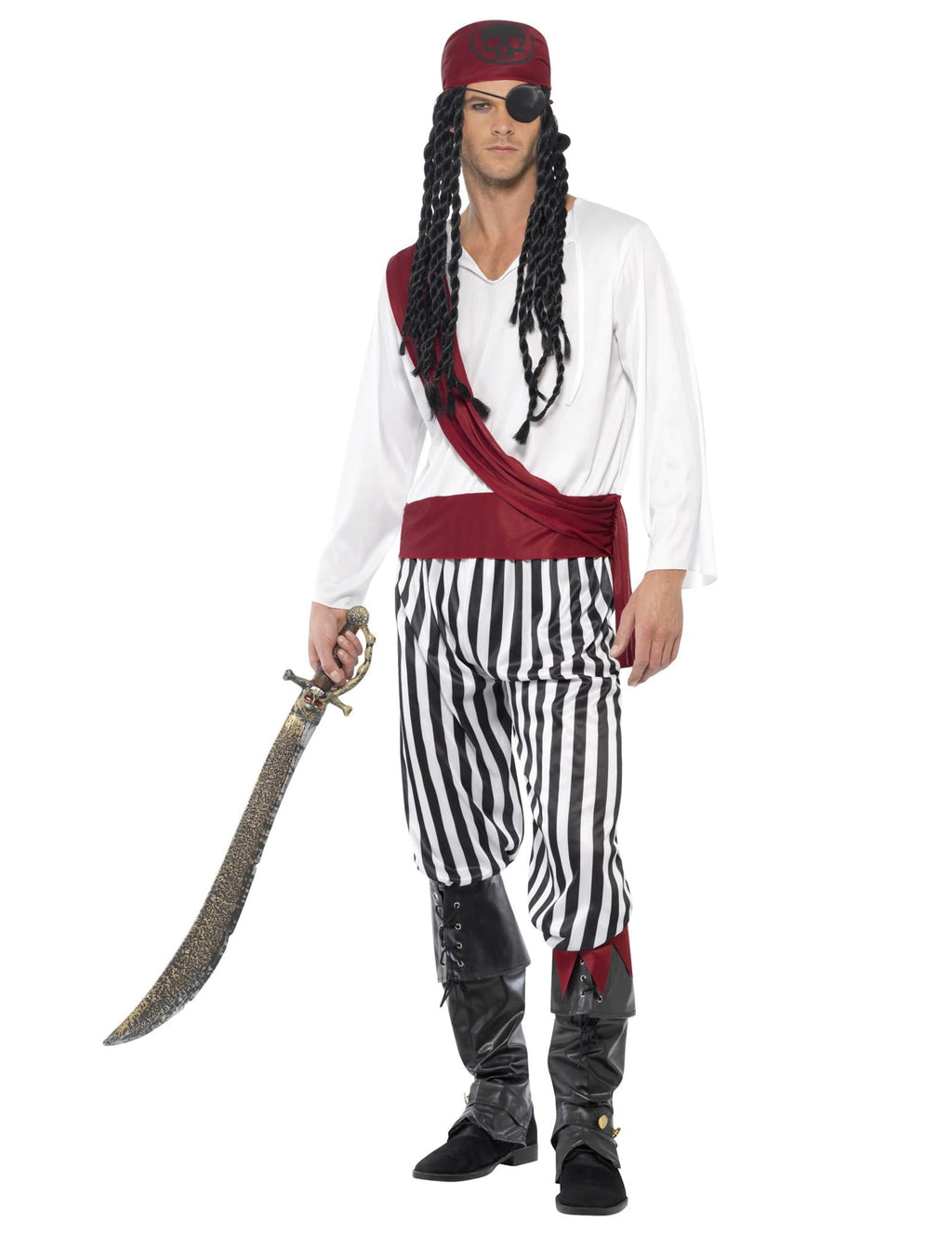 Pack pirate au bandana rouge homme — article 4