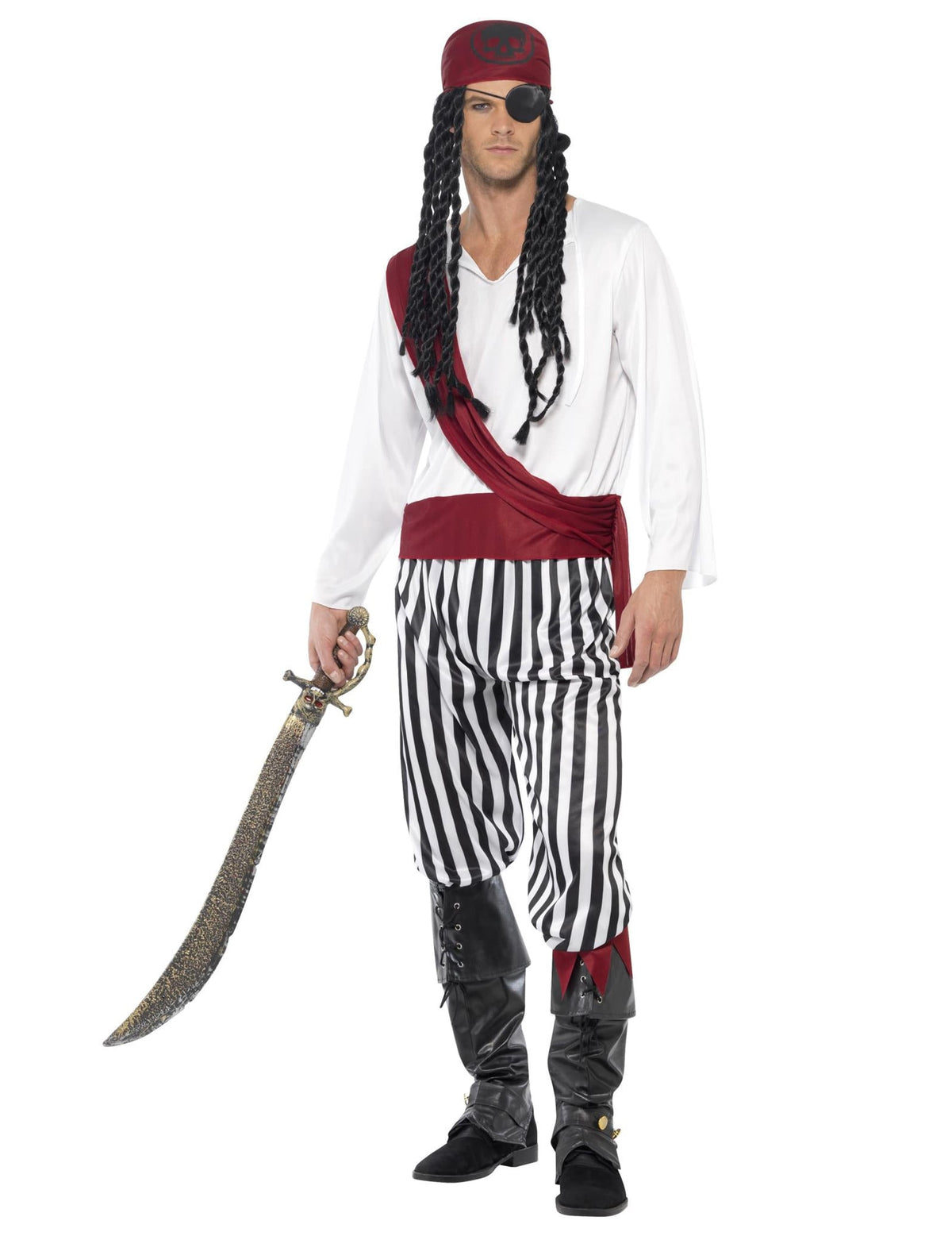 Pack pirate au bandana rouge homme — article 4