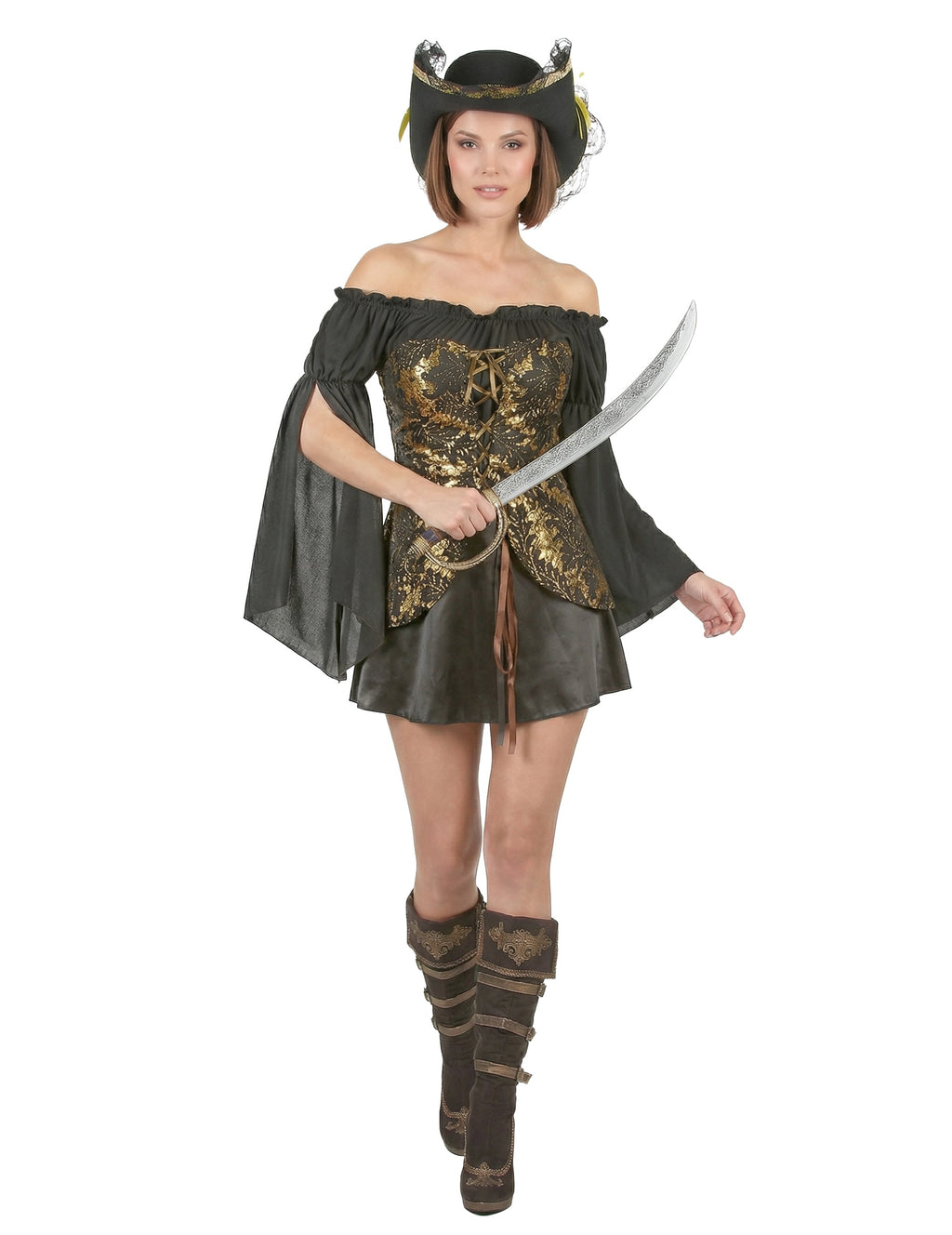 Pack Pirate noir et doré femme — photo des articles