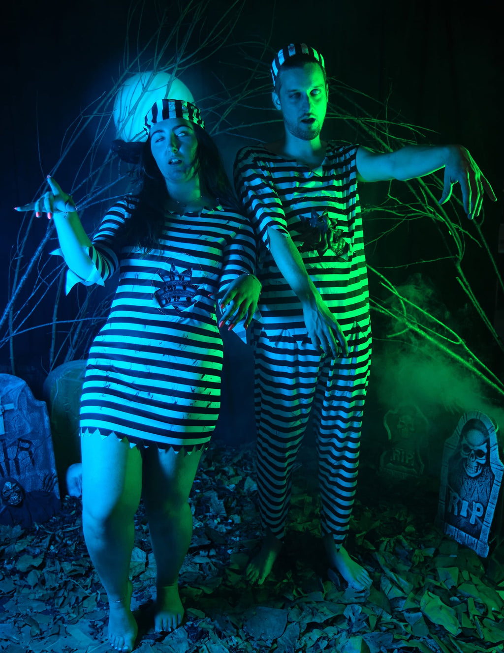 Pack prisonnier zombie effrayant homme — photo des articles