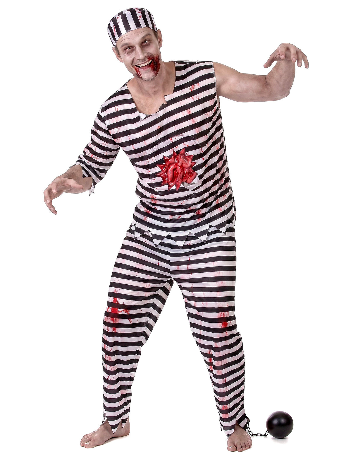 Pack prisonnier zombie effrayant homme — photo des articles