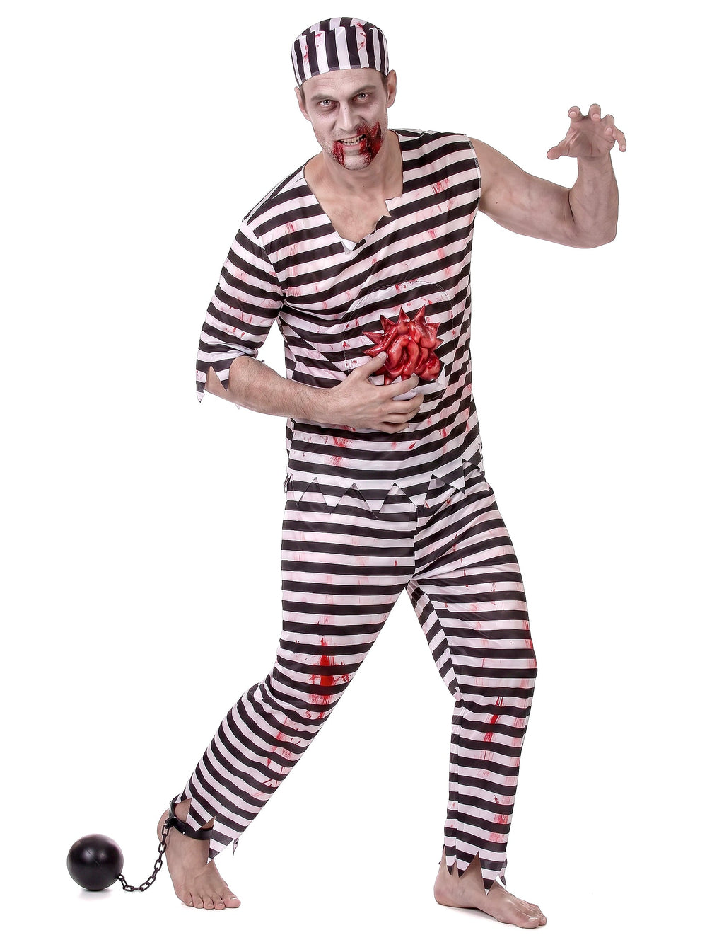 Pack prisonnier zombie effrayant homme — photo des articles