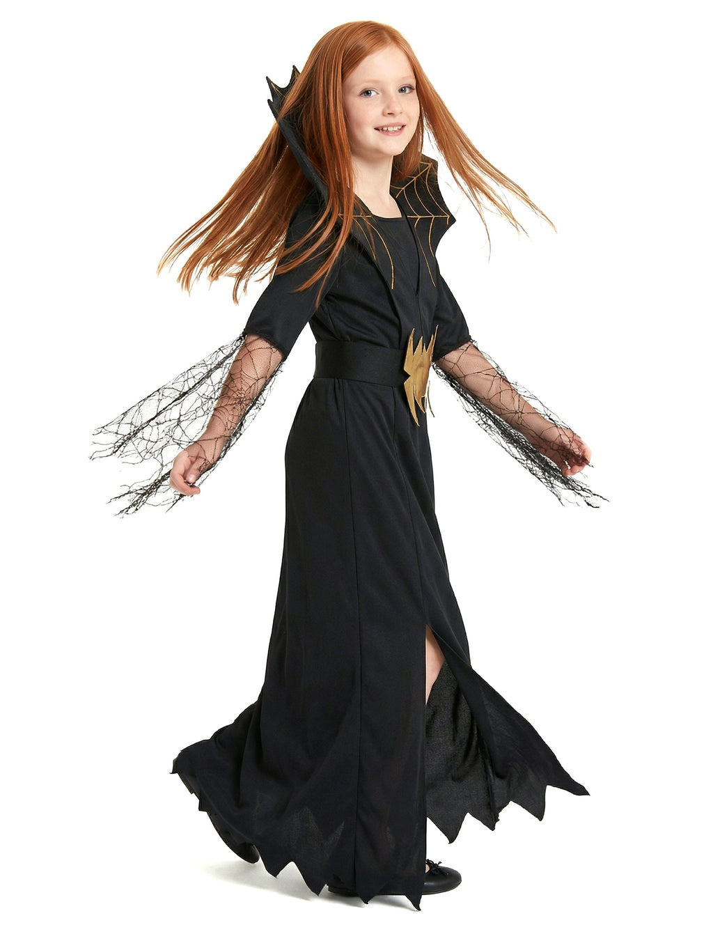 Pack sorcière araignée dorée fille Halloween — photo des articles