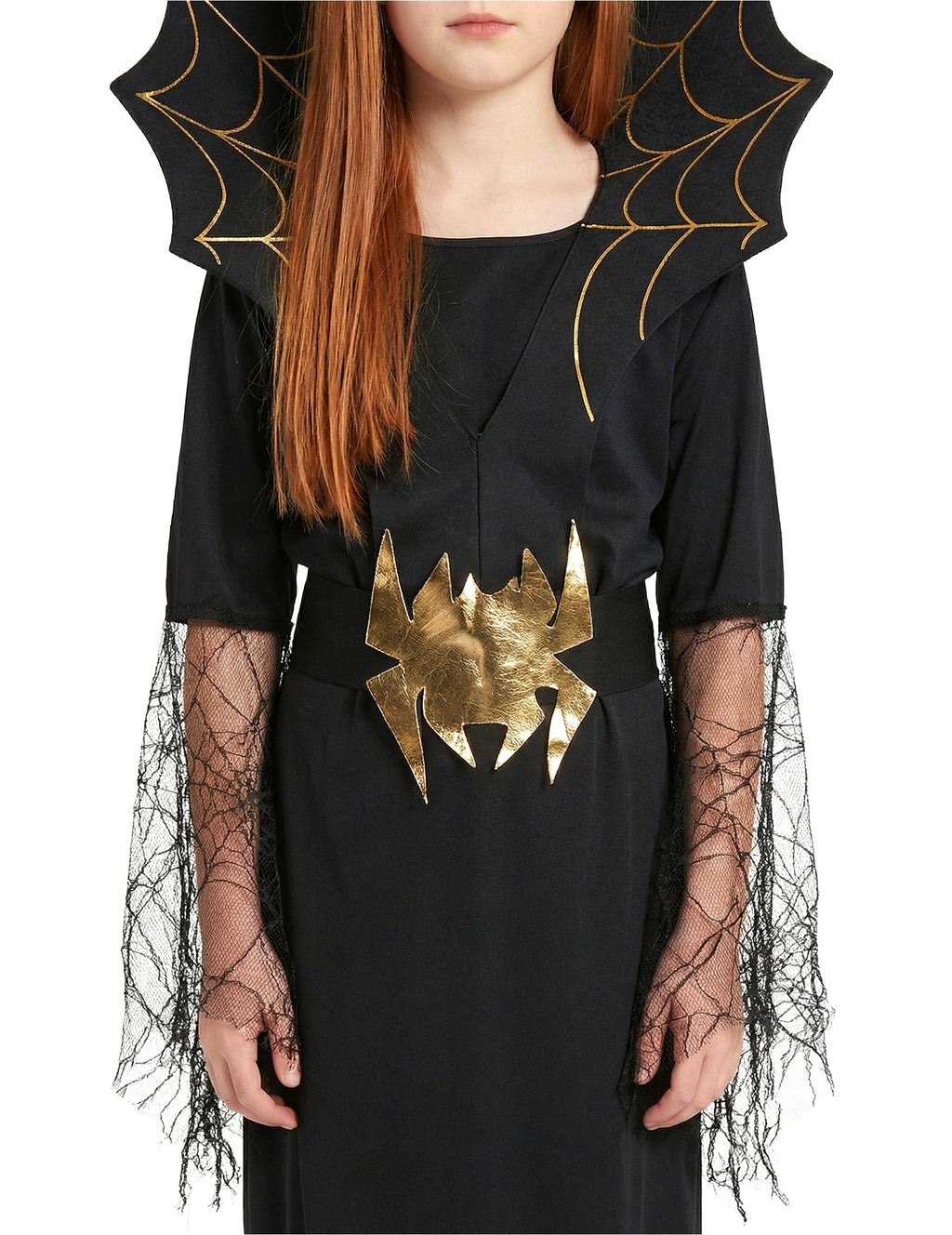 Pack sorcière araignée dorée fille Halloween — photo des articles