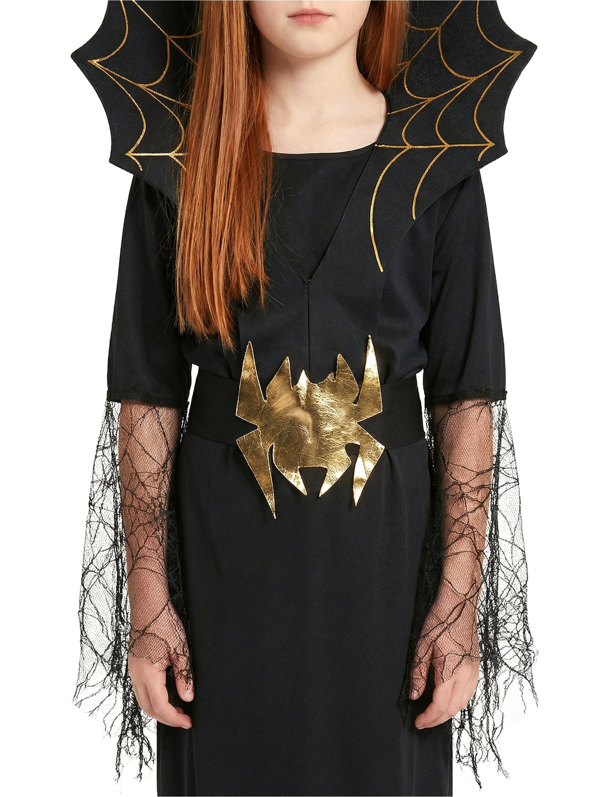 Pack sorcière araignée dorée fille Halloween — photo des articles