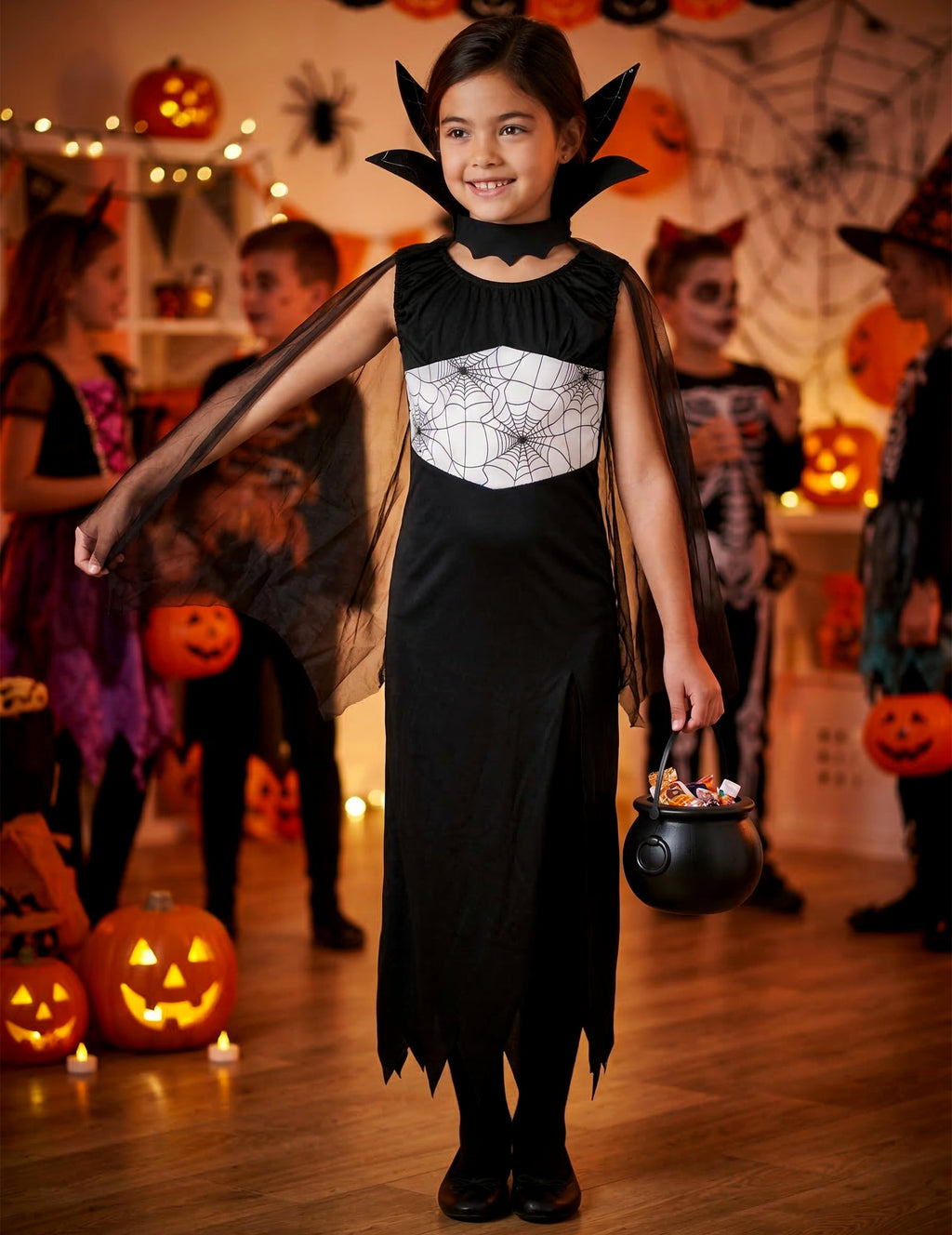 Pack sorcière araignée fille Halloween — photo des articles