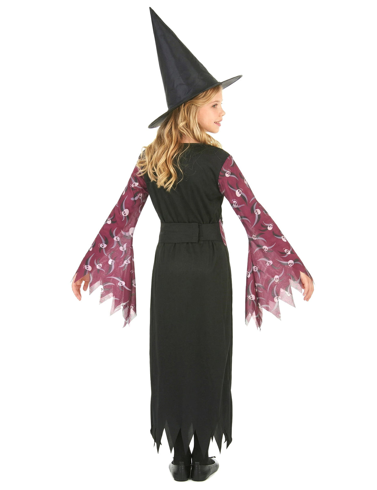 Pack sorcière avec chapeau fille Halloween — photo des articles