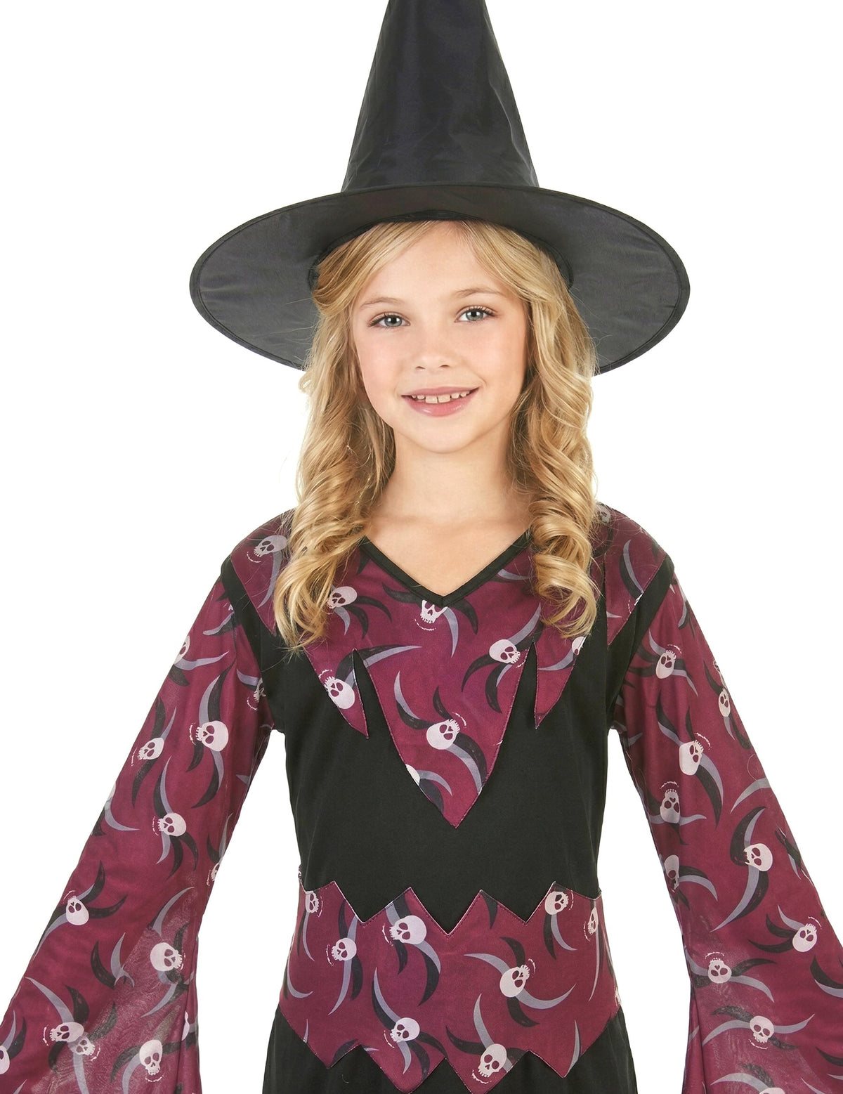 Pack sorcière avec chapeau fille Halloween — photo des articles