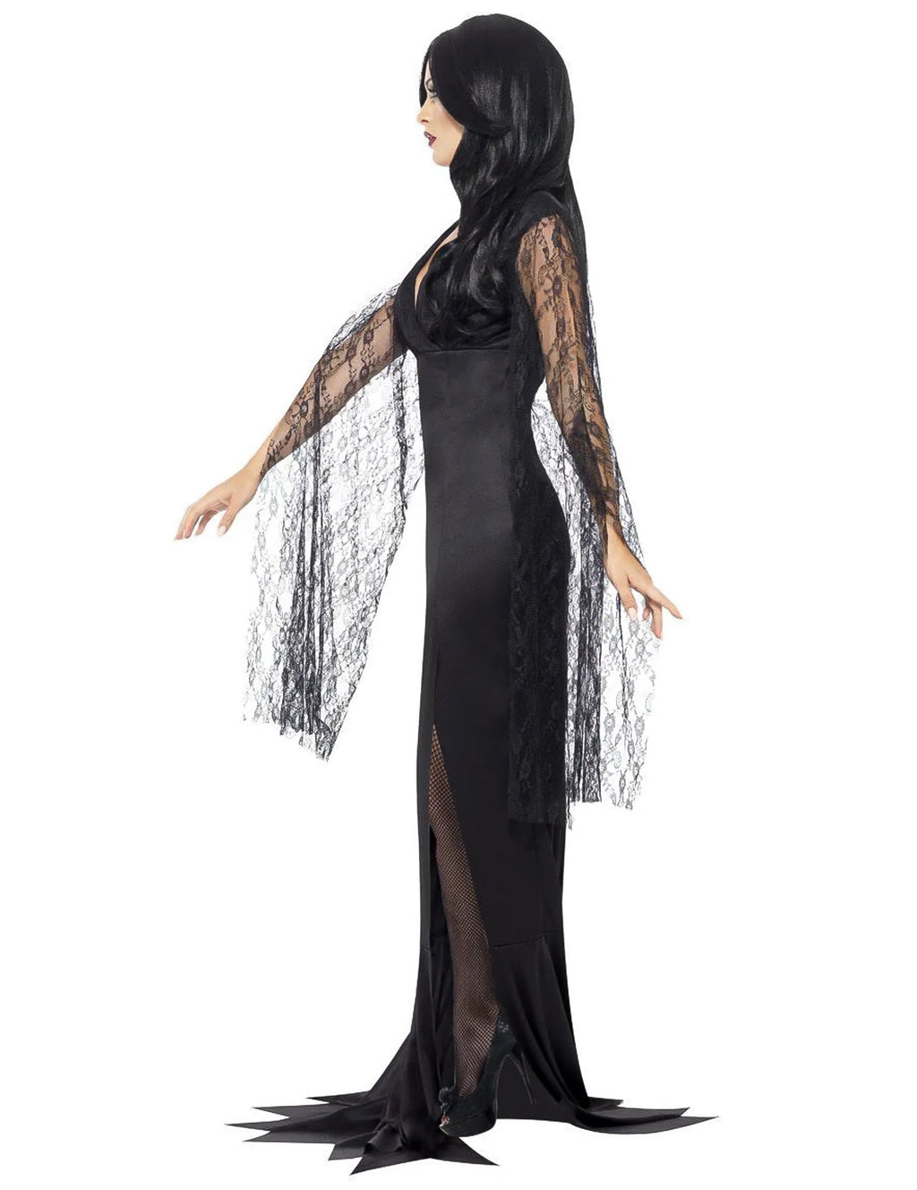 Pack sorcière avec dentelle noire femme Halloween — photo des articles