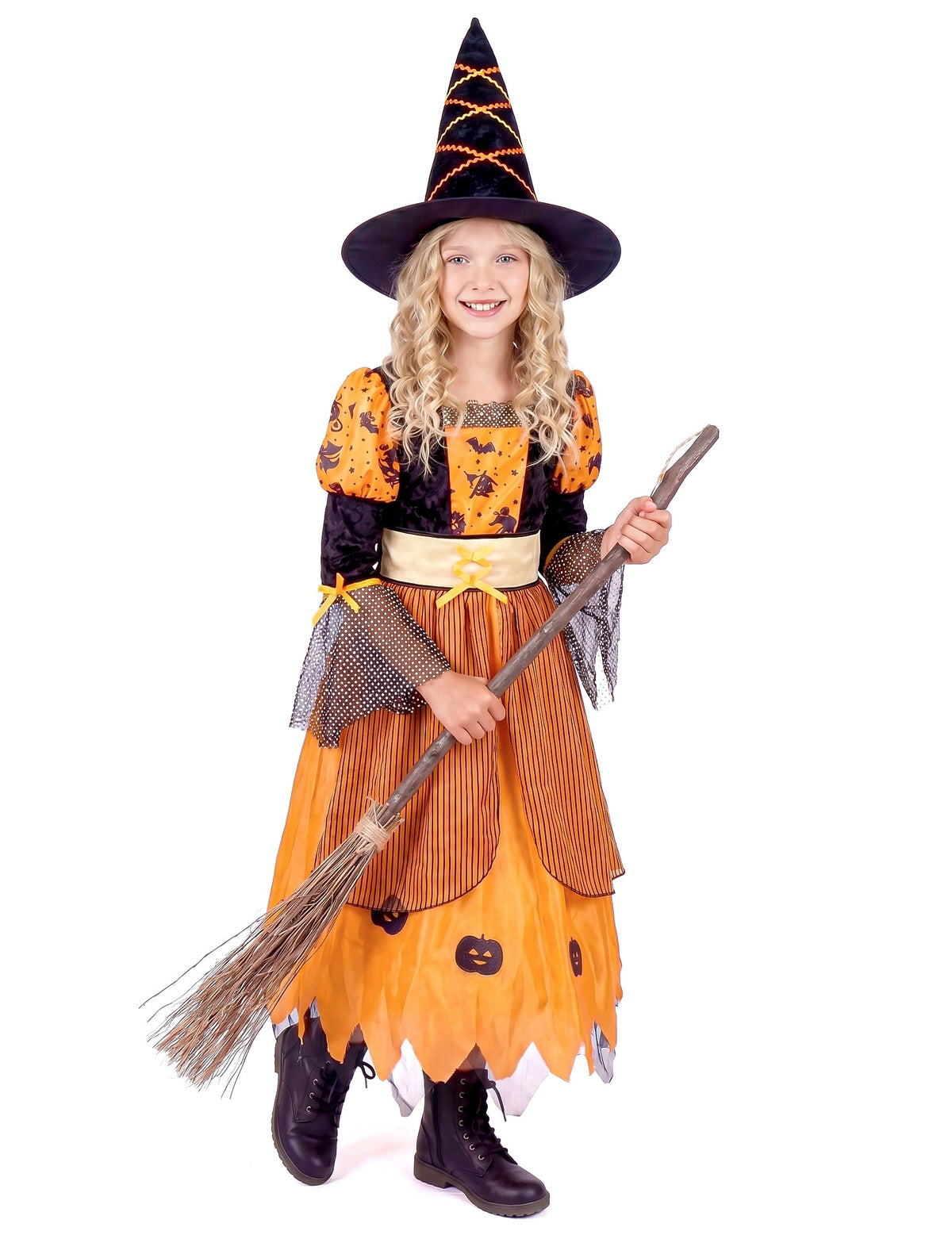 Pack sorcière orange fille Halloween — photo des articles