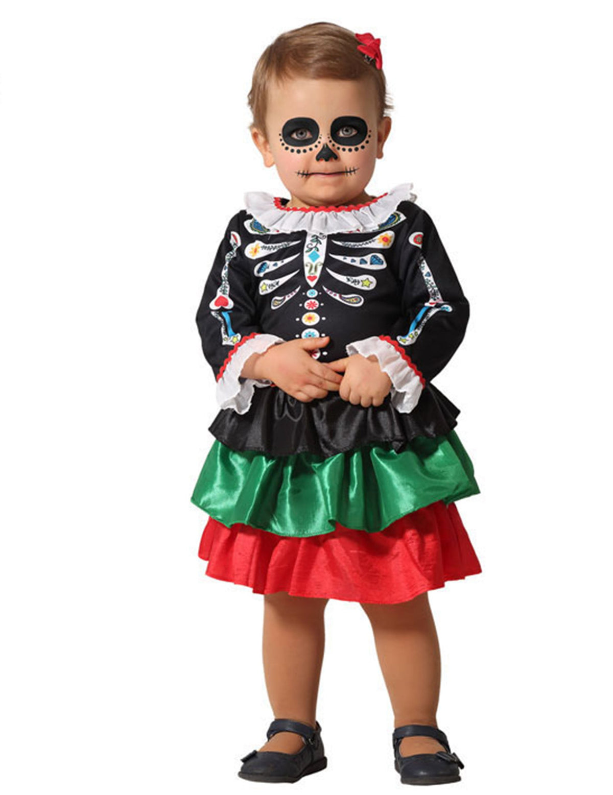 Pack squelette Dia de los muertos bébé fille — photo des articles