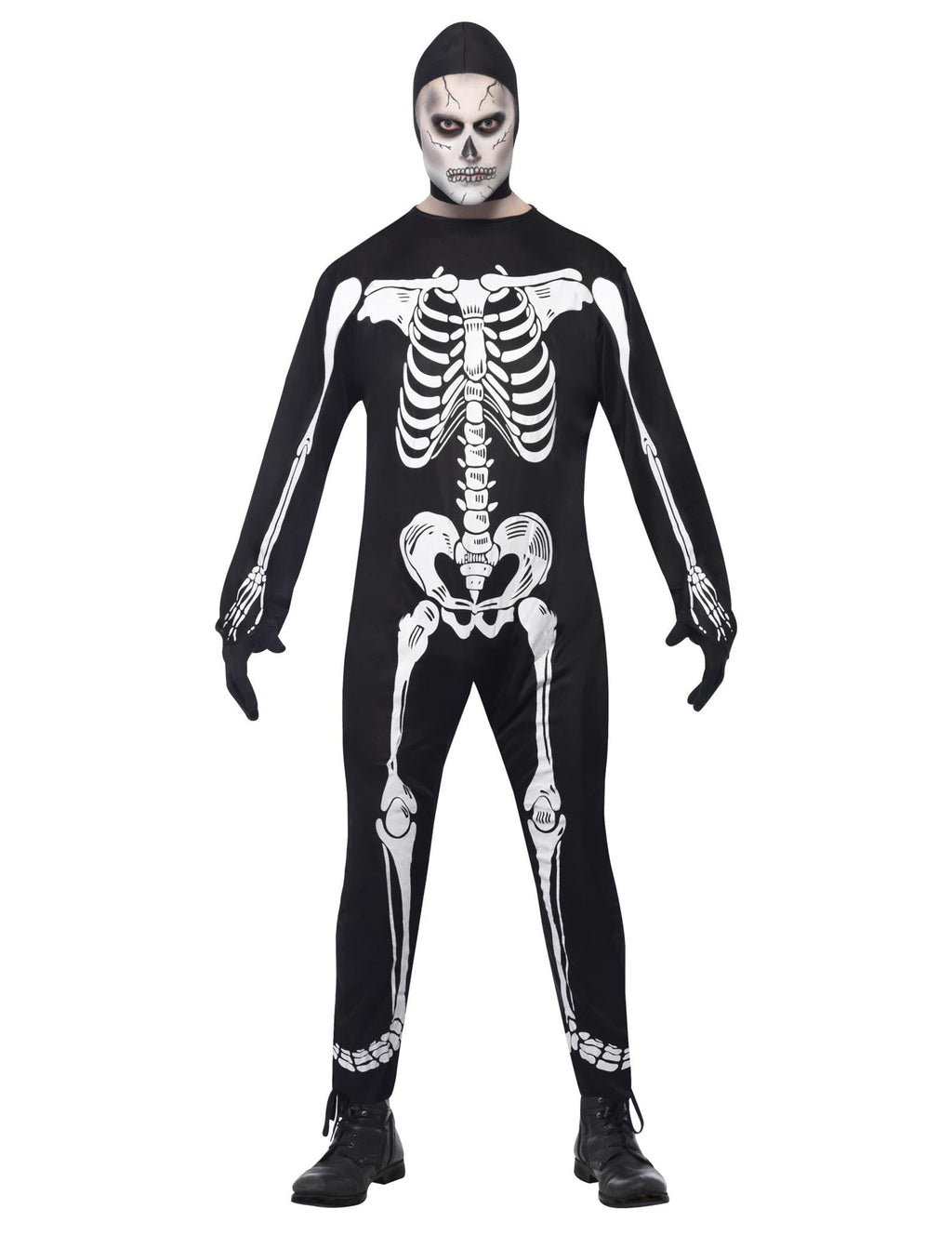 Pack squelette homme avec cagoule Halloween — photo des articles