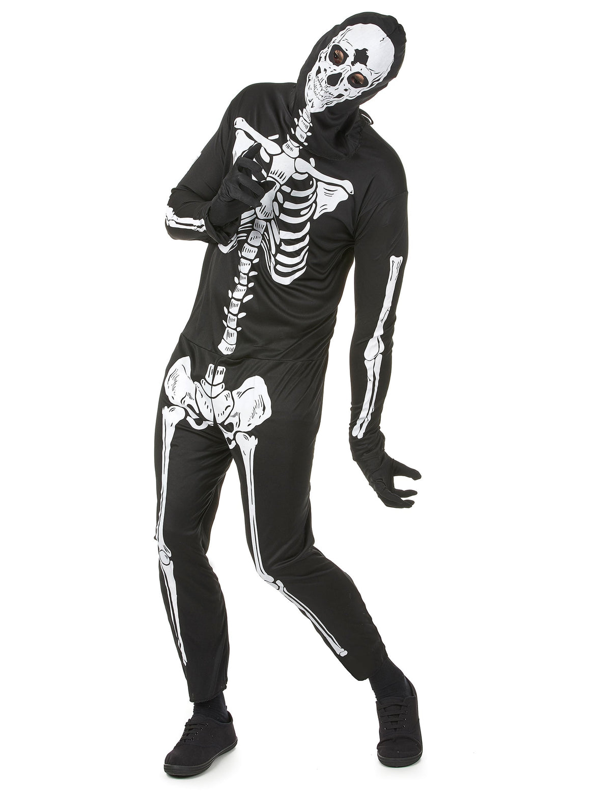 Pack noir squelette homme Halloween — photo des articles