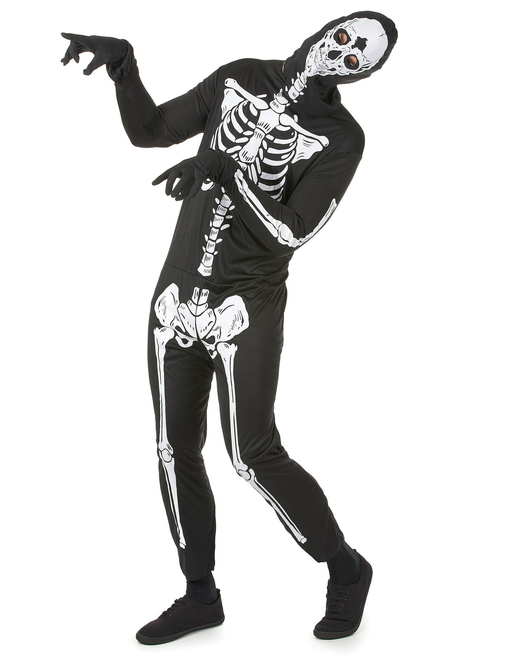 Pack noir squelette homme Halloween — photo des articles