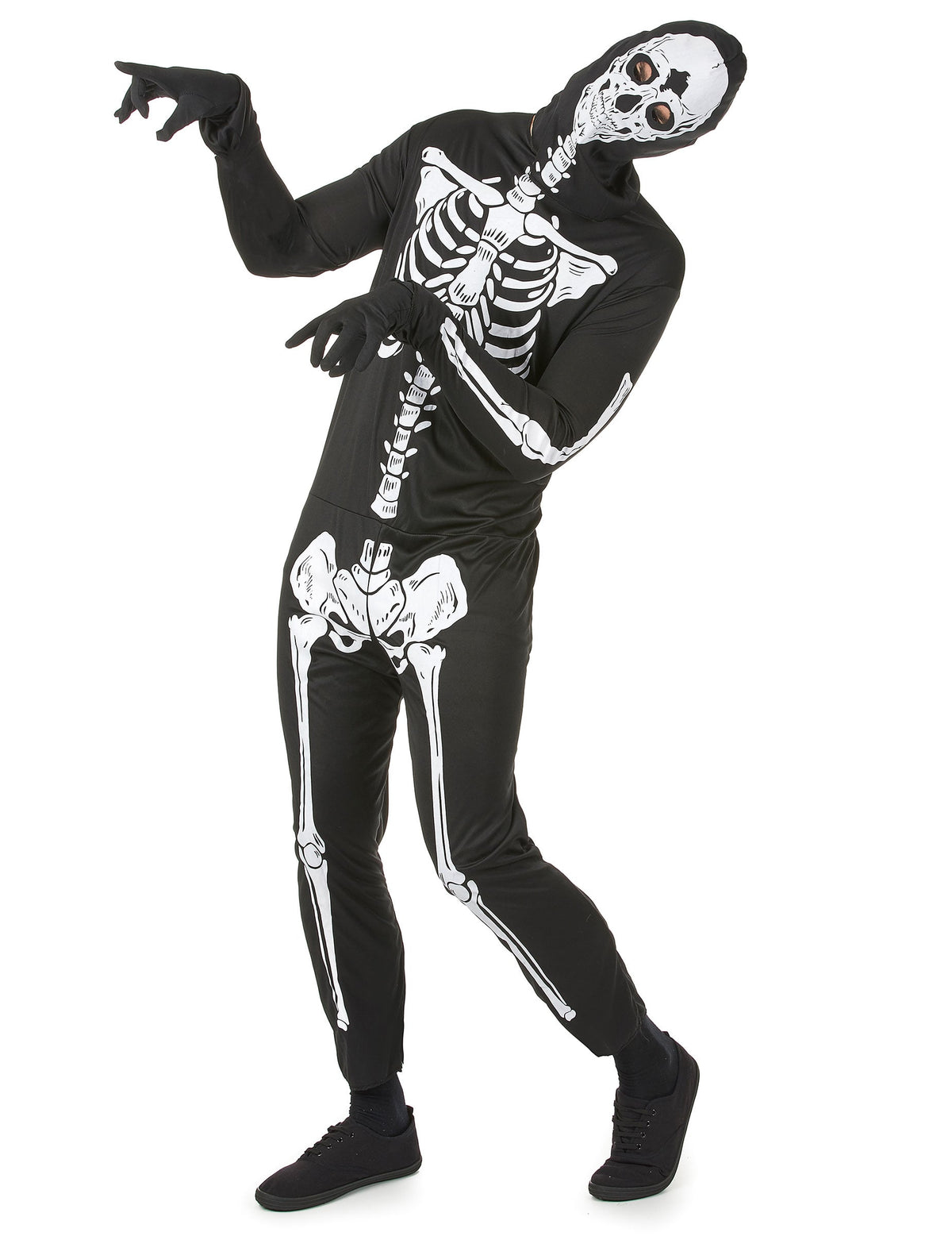 Pack noir squelette homme Halloween — photo des articles