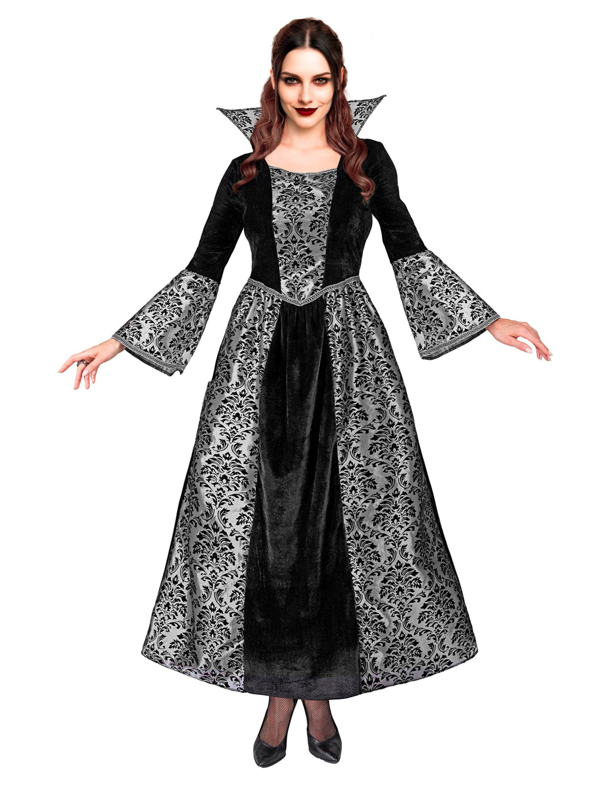 Pack vampire baroque noir et argent femme — photo des articles