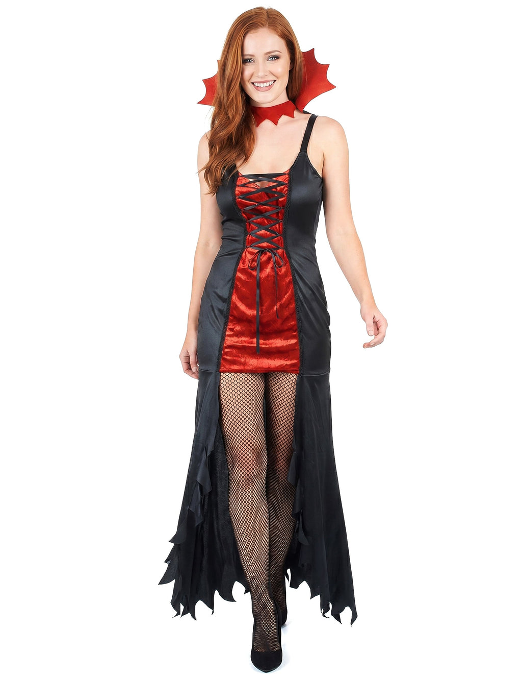 Pack vampire femme rouge et noir Halloween — photo des articles
