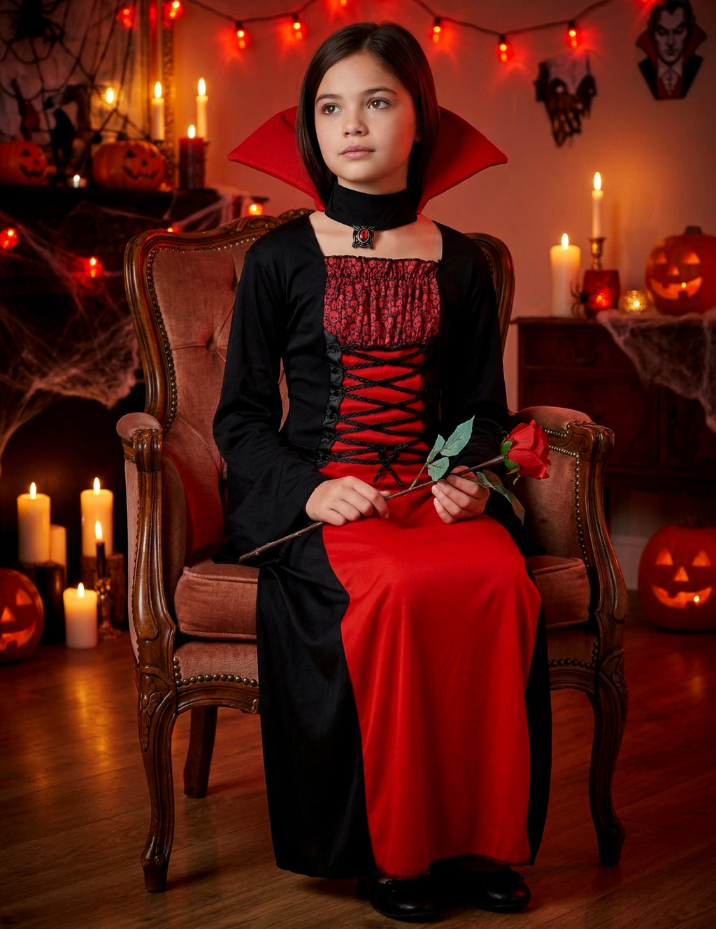 Pack vampire long fille Halloween — photo des articles