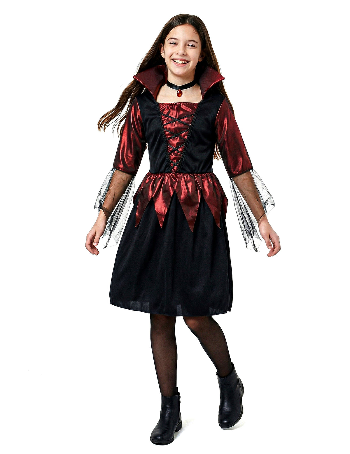 Pack vampire satiné fille Halloween — photo des articles